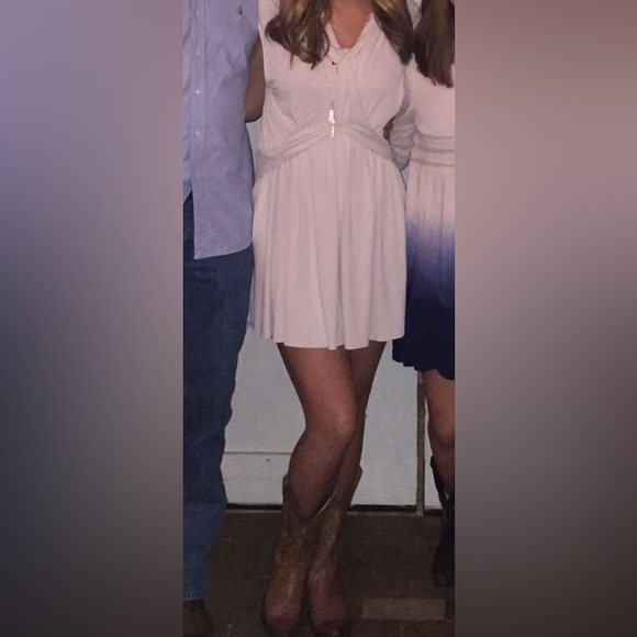 FREE PEOPLE blush mini dress - S - Picture 8 of 8